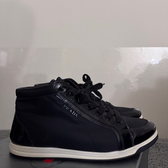 Prada Black Sneakers - Picture 1 of 7